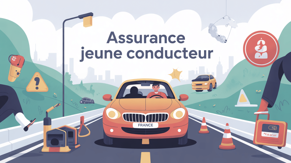 illustration assurance jeune conducteur France