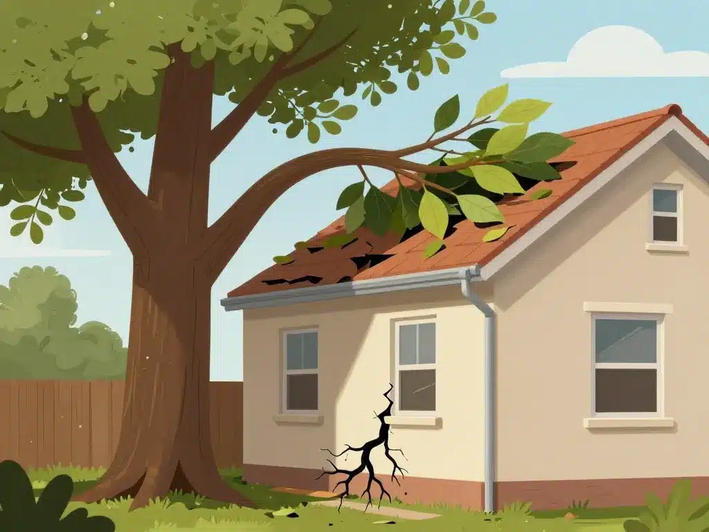 distance arbre maison assurance dégâts chute racines branches