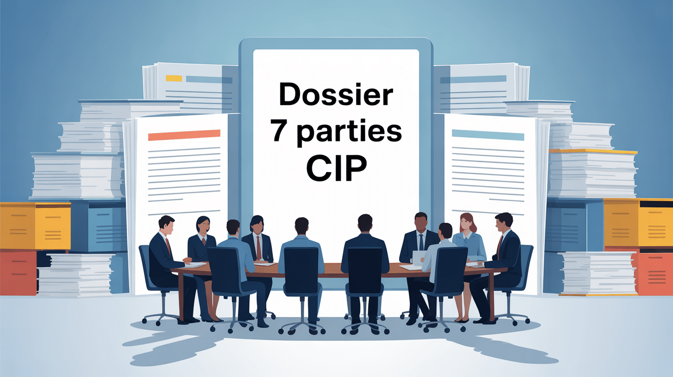 exemple de dossier 7 parties cip image conceptuelle