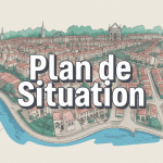 exemple plan de situation illustration carte urbanisme