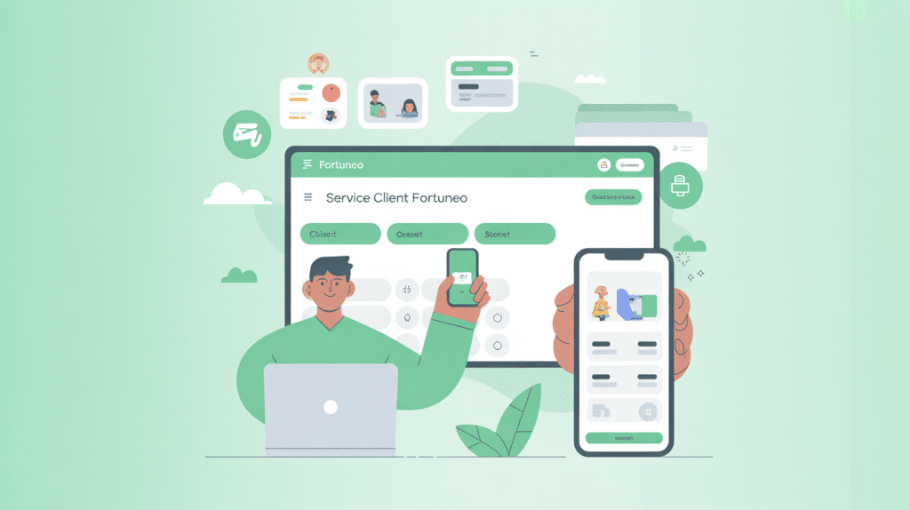 fortuneo service client mon compte illustration gestion sécurisée