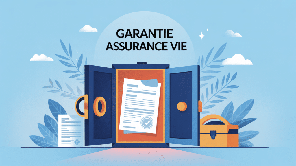Illustration conceptuelle garantie assurance vie 100 000 euros