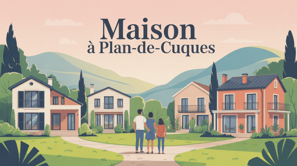 maison plan de cuques illustration achat famille