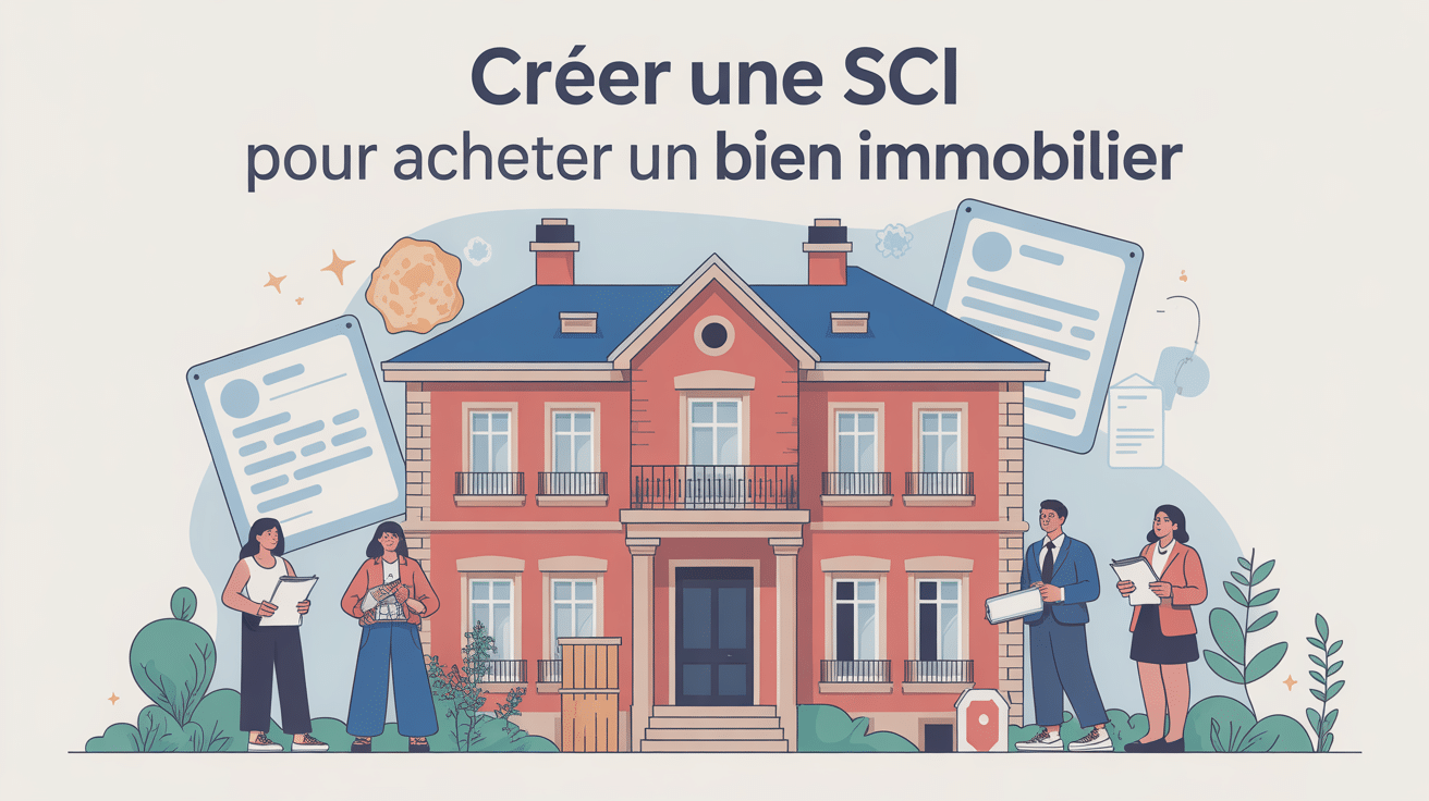 Monter une SCI pour acheter, personnes autour d'un immeuble