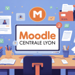 Illustration rôle central moodle centrale lyon bureau étudiant