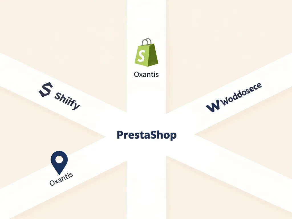 chemins choix oxantis shopify prestashop woocommerce