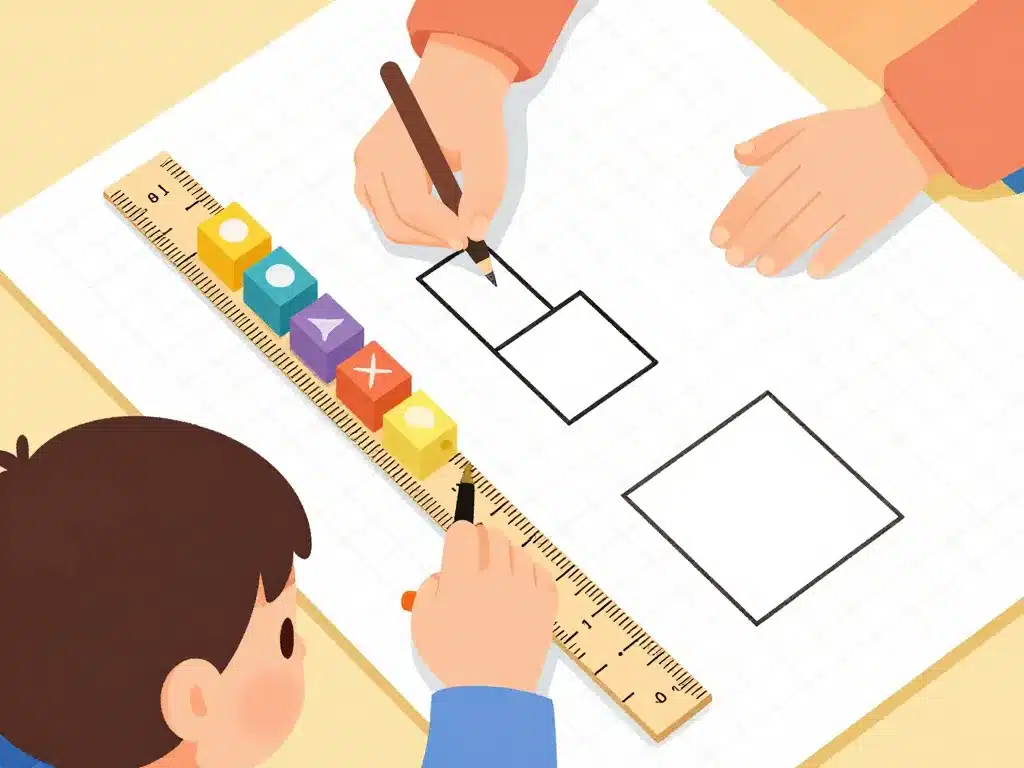 problème périmètre cm1, calcul sur carré et rectangle