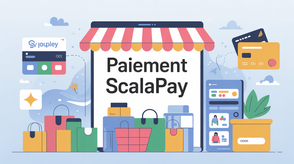 illustration site avec paiement scalapay e-commerce