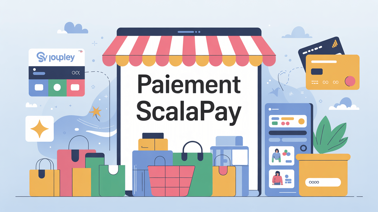 illustration site avec paiement scalapay e-commerce